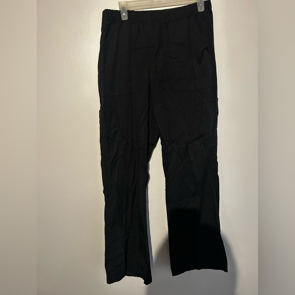 ScrubStar Black Scrub Pants - Size Large - Picture 1 of 4